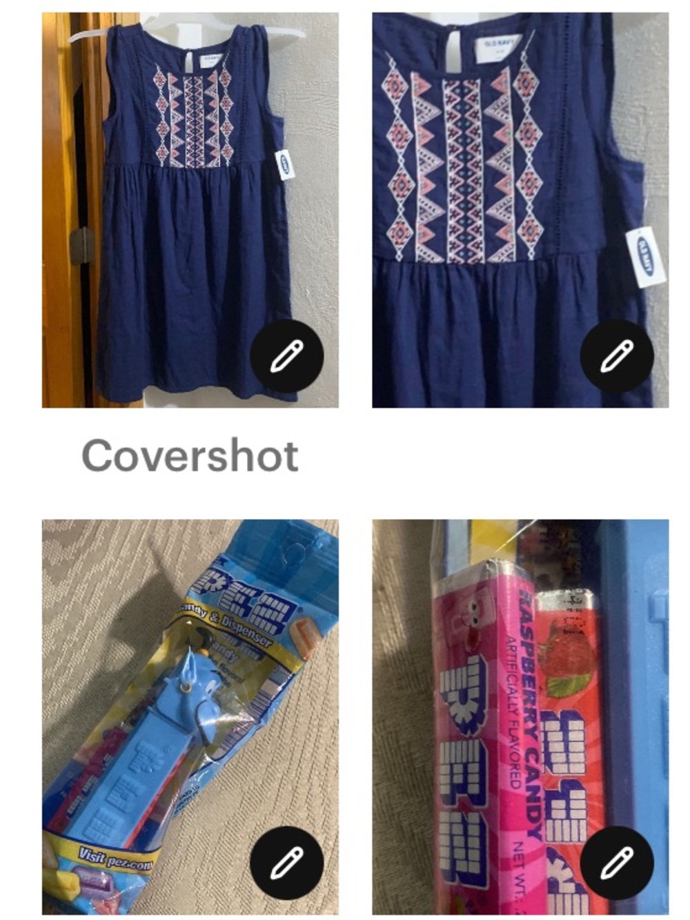 Old Navy Dress & PEZ Genie/Aladdin w2🍬’s